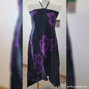 Favant Hibiscus Halter Dress